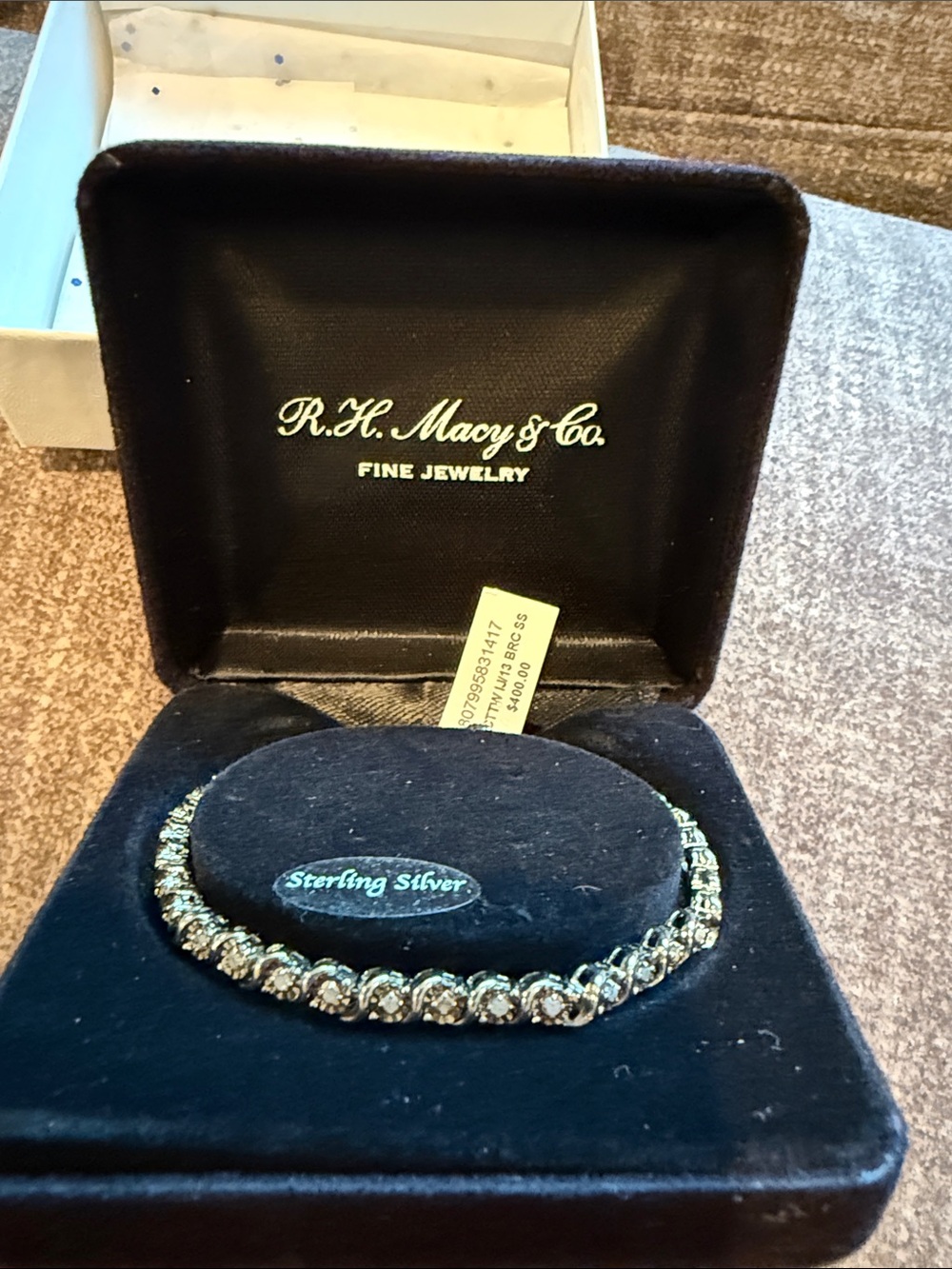 Sterling Silver Tennis Bracelet by - Macy’s Fine Jewelry